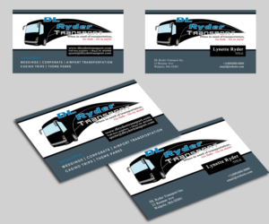 Business Card Design by GGV for DL Ryder Transport, Inc. | Design: #7315864