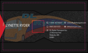 Business Card Design by syedtariq for DL Ryder Transport, Inc. | Design: #7333960
