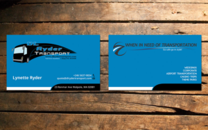 Business Card Design by Verified artistry (Design garden) for DL Ryder Transport, Inc. | Design: #7612313