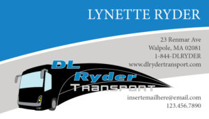 Business Card Design by DZYGN for DL Ryder Transport, Inc. | Design: #7307844