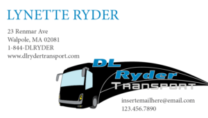 Business Card Design by DZYGN for DL Ryder Transport, Inc. | Design: #7307853
