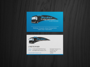 Business Card Design by HYPdesign for DL Ryder Transport, Inc. | Design: #7308233
