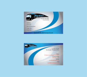 Business Card Design by logo.develop for DL Ryder Transport, Inc. | Design: #7523111