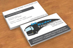 Business Card Design by Vikram.Rajashekar for DL Ryder Transport, Inc. | Design: #7331485