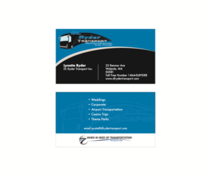 Design de Carte de Visite par Boon pour DL Ryder Transport, Inc. | Design #7437276