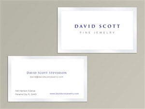 Business Card Design by silviaer for David Scott Fine Jewelry | Design: #1883507