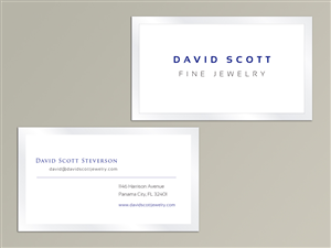 Business Card Design by silviaer for David Scott Fine Jewelry | Design: #1883508