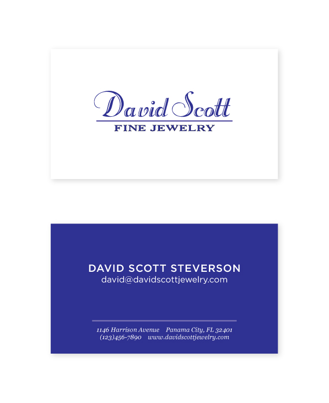 Visitenkarten-Design von alison für David Scott Fine Jewelry | Design #1829853