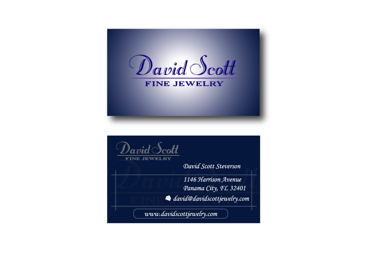 Business Card Design by Maruff for David Scott Fine Jewelry | Design #1844336