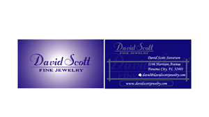 Business Card Design by Maruff for David Scott Fine Jewelry | Design: #1854034