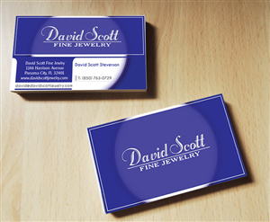 Business Card Design by Artikrafts for David Scott Fine Jewelry | Design: #1826112