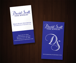 Diseño de Tarjeta de Presentación por Anthony para David Scott Fine Jewelry | Diseño #1828285