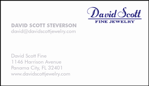 Business Card Design by pablo_dgtl for David Scott Fine Jewelry | Design: #1827251
