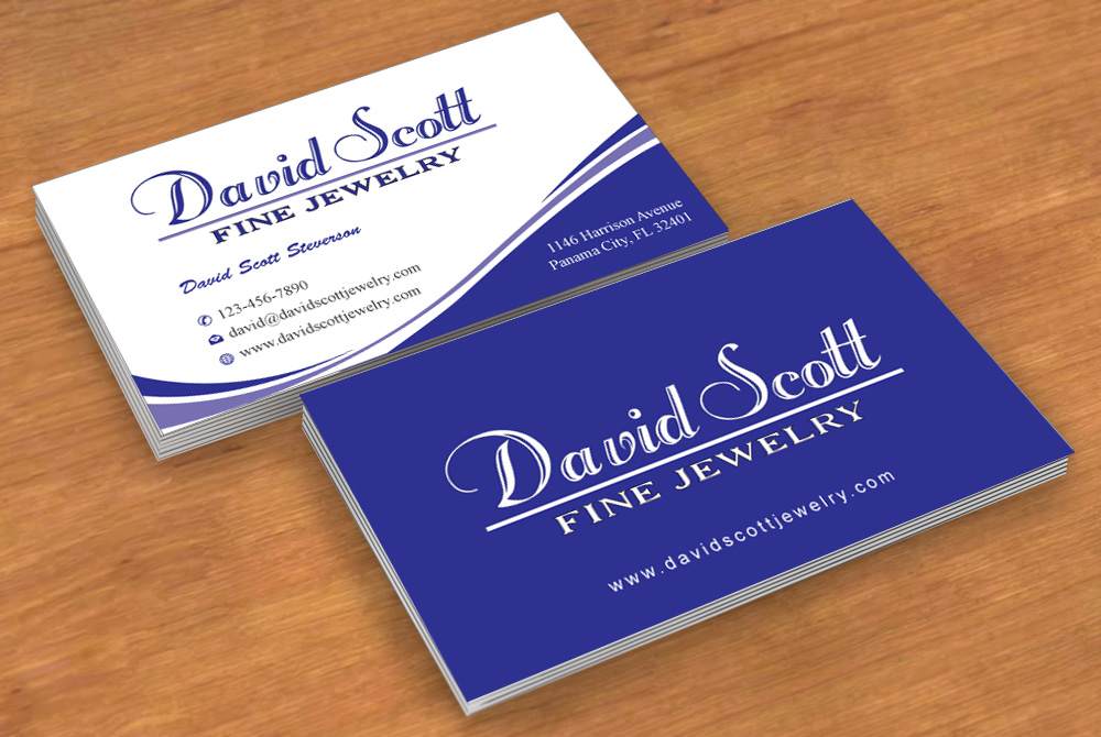 Design de Carte de Visite par Sbss pour David Scott Fine Jewelry | Design #1830434