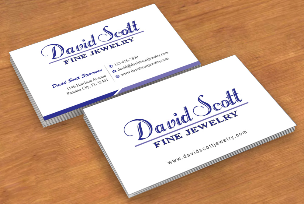 Visitenkarten-Design von Sbss für David Scott Fine Jewelry | Design #1830442