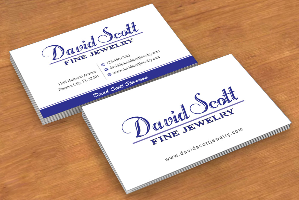 Design de Carte de Visite par Sbss pour David Scott Fine Jewelry | Design #1830446
