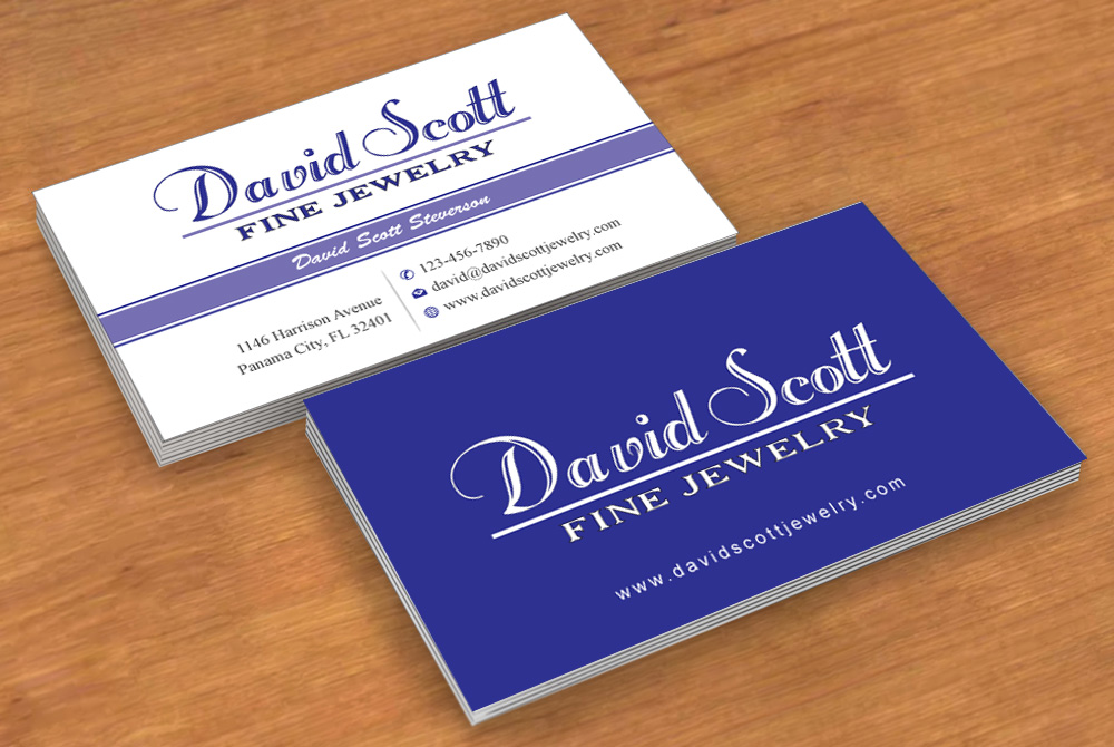 Design de Carte de Visite par Sbss pour David Scott Fine Jewelry | Design #1830452