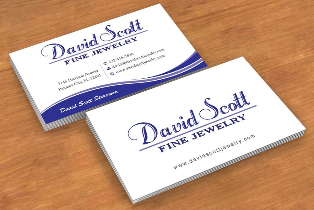 Design de Carte de Visite par Sbss pour David Scott Fine Jewelry | Design #1830463