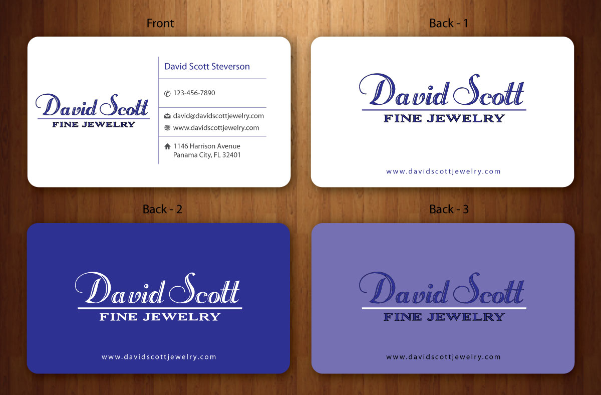 Design de Carte de Visite par Sbss pour David Scott Fine Jewelry | Design #1834515