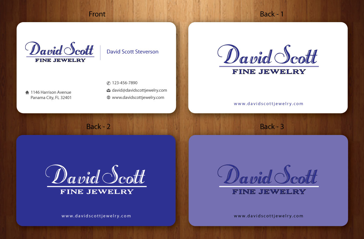 Design de Carte de Visite par Sbss pour David Scott Fine Jewelry | Design #1834527