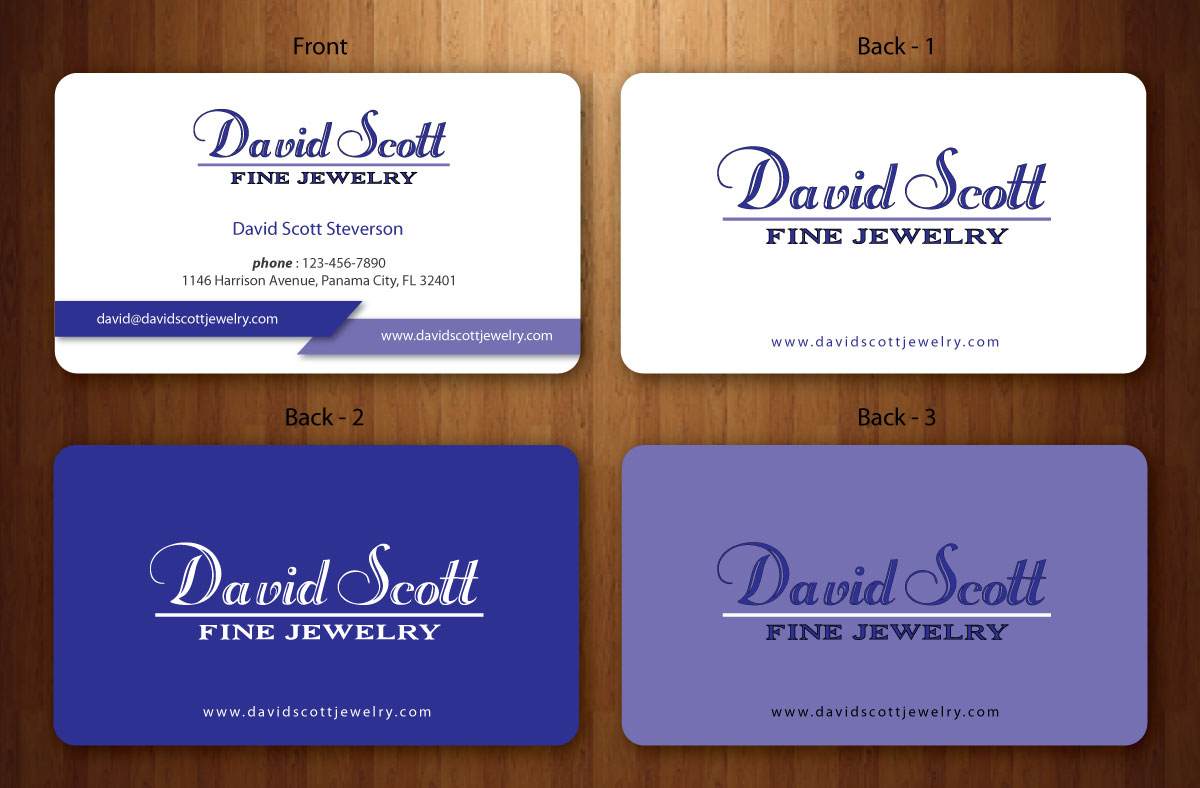 Design de Carte de Visite par Sbss pour David Scott Fine Jewelry | Design #1834534