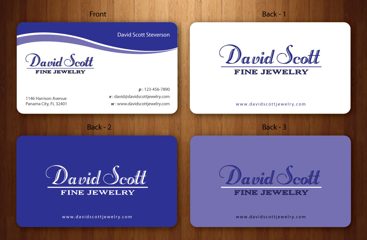 Design de Carte de Visite par Sbss pour David Scott Fine Jewelry | Design #1834536