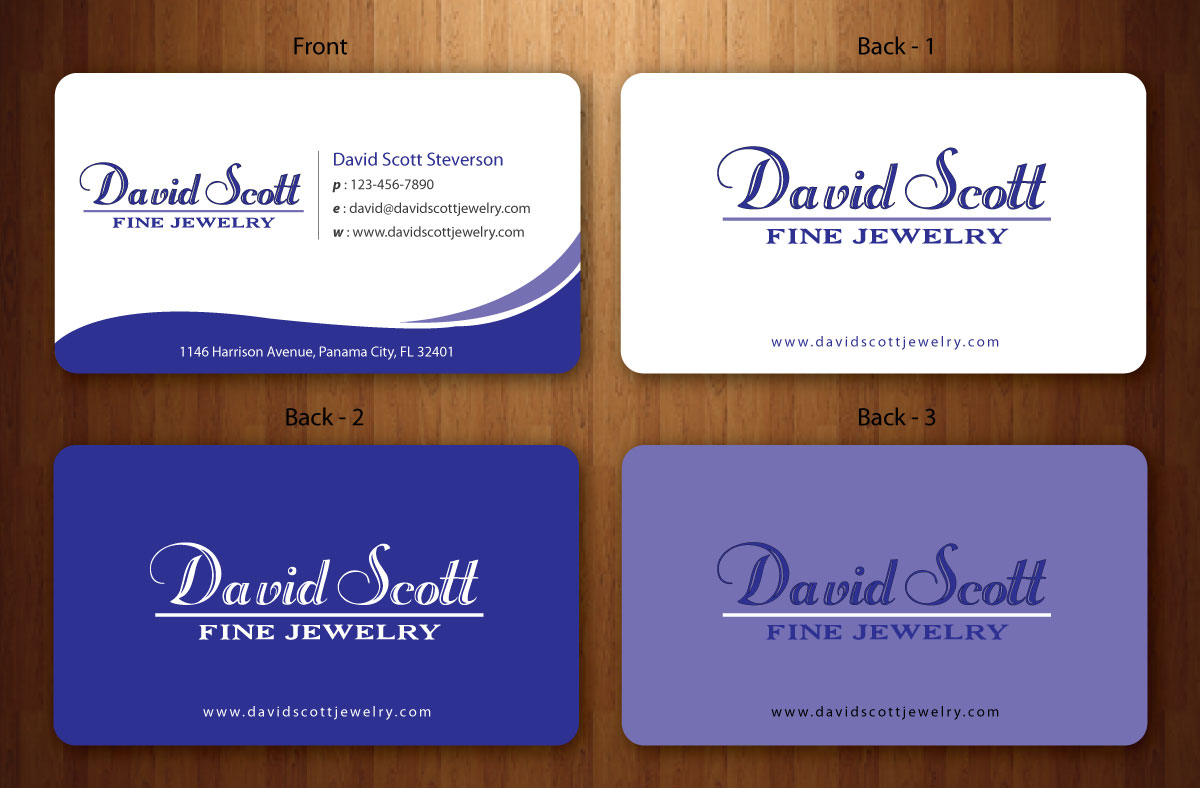 Design de Carte de Visite par Sbss pour David Scott Fine Jewelry | Design #1834537