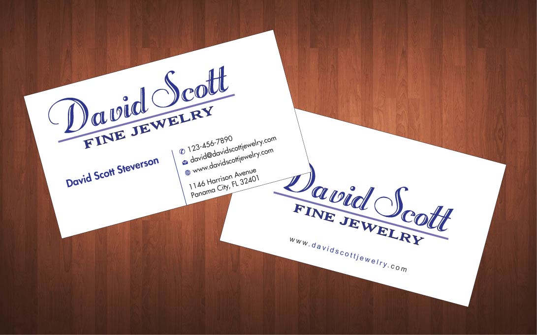 Design de Carte de Visite par Sbss pour David Scott Fine Jewelry | Design #1834672