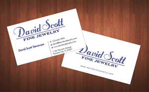 Design de Carte de Visite par Sbss pour David Scott Fine Jewelry | Design : #1834672