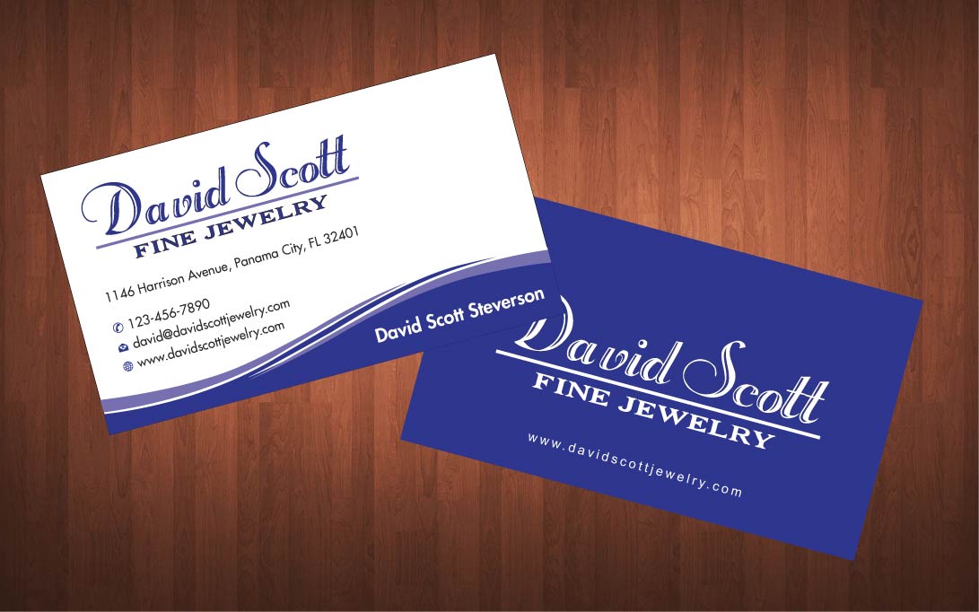 Design de Carte de Visite par Sbss pour David Scott Fine Jewelry | Design #1834674