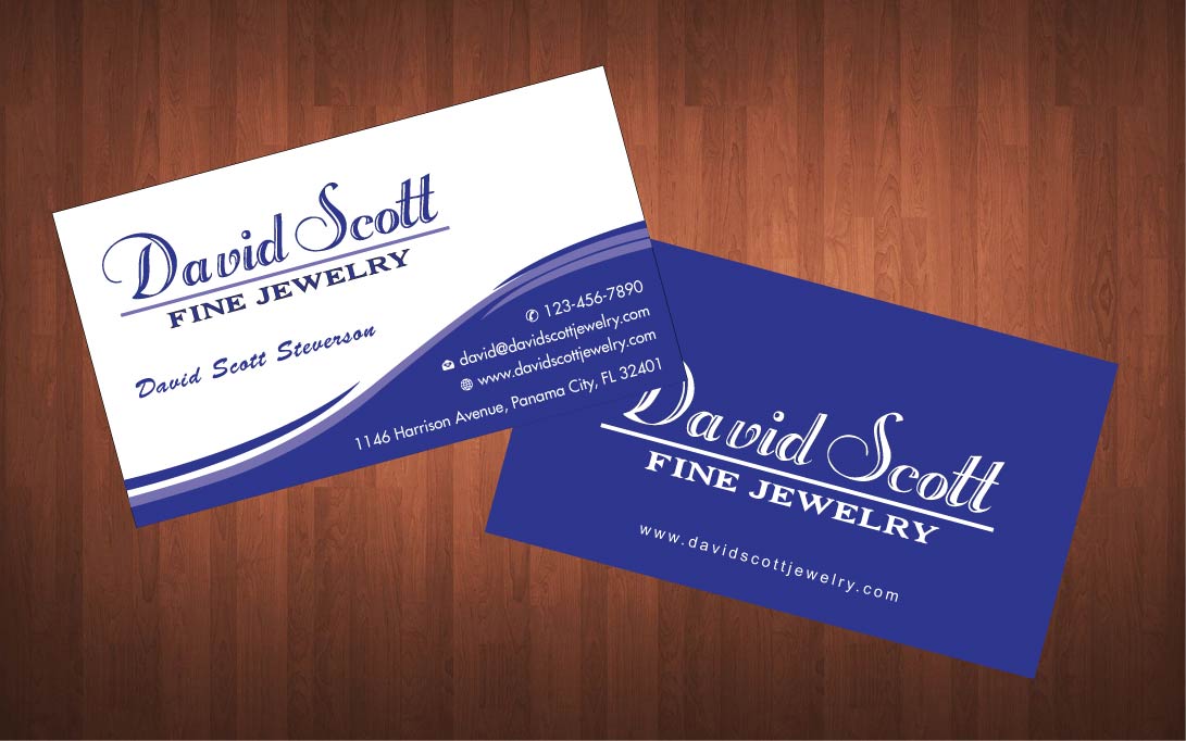Diseño de Tarjeta de Presentación por Sbss para David Scott Fine Jewelry | Diseño #1834689