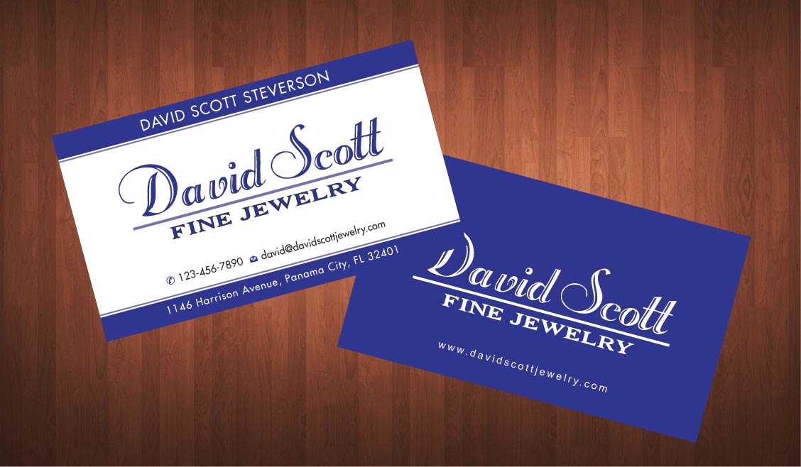 Design de Carte de Visite par Sbss pour David Scott Fine Jewelry | Design #1834692