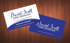 Business Card Design by Sbss for David Scott Fine Jewelry | Design: #1834720