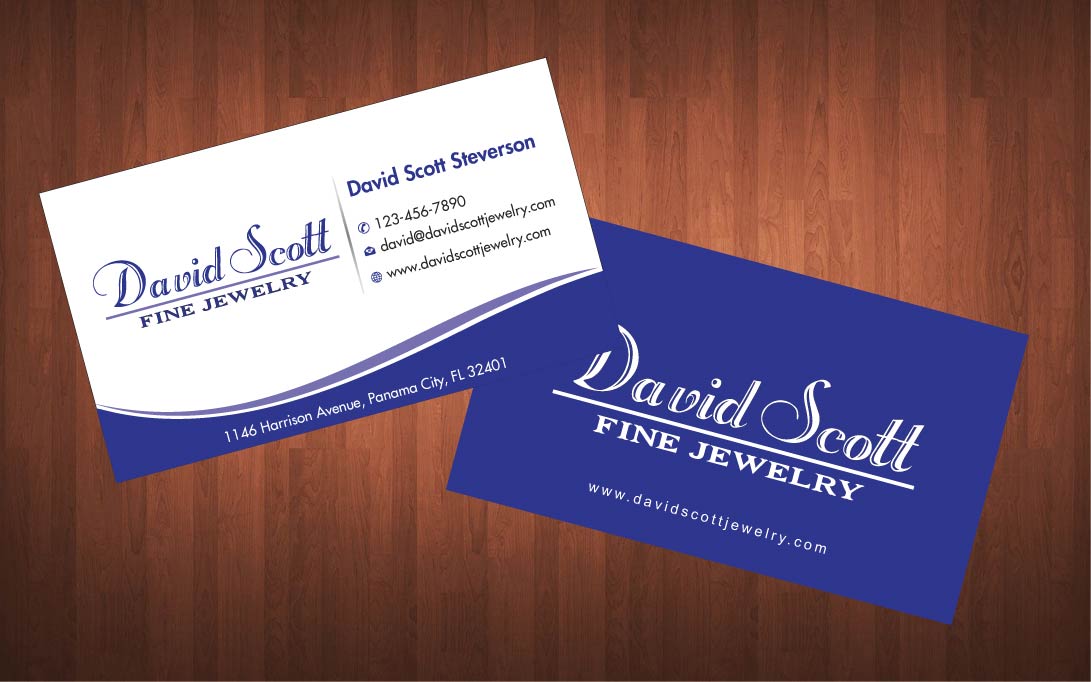 Visitenkarten-Design von Sbss für David Scott Fine Jewelry | Design #1834854