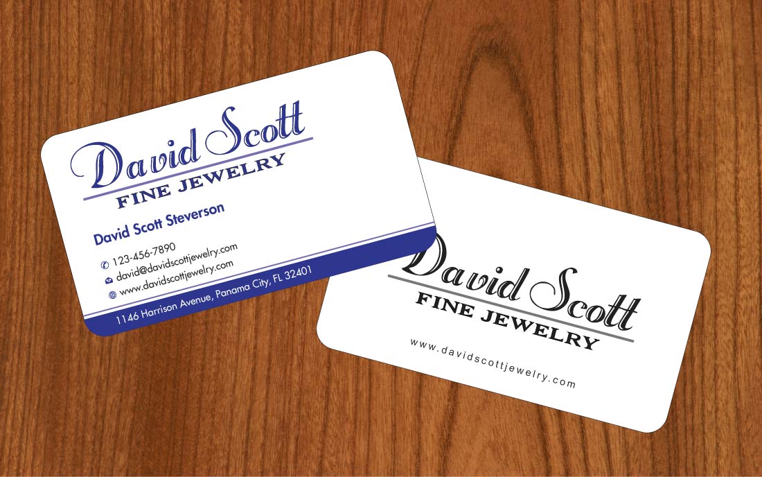 Visitenkarten-Design von Sbss für David Scott Fine Jewelry | Design #1834857