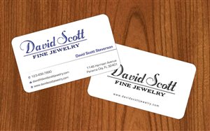 Business Card Design by Sbss for David Scott Fine Jewelry | Design: #1834859