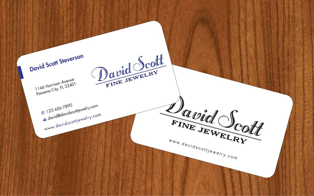 Visitenkarten-Design von Sbss für David Scott Fine Jewelry | Design #1834865