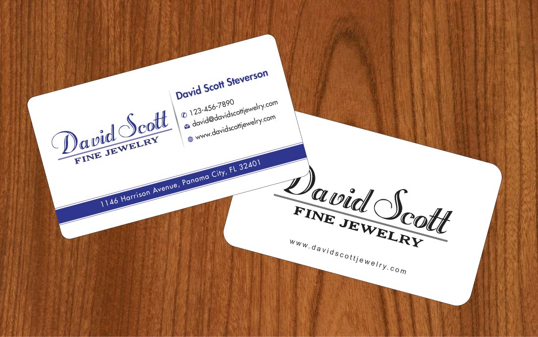 Visitenkarten-Design von Sbss für David Scott Fine Jewelry | Design #1834872