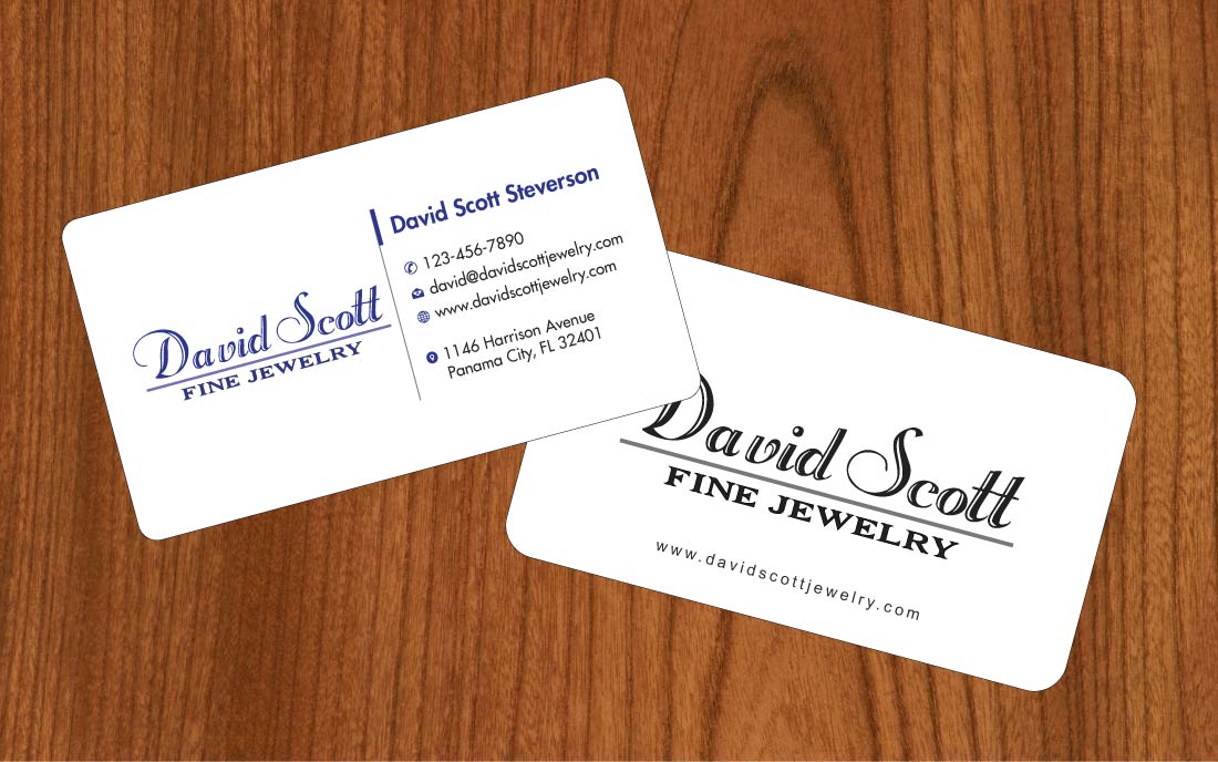 Visitenkarten-Design von Sbss für David Scott Fine Jewelry | Design #1834875