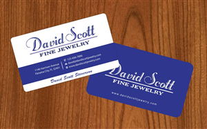 Business Card Design by Sbss for David Scott Fine Jewelry | Design: #1834878