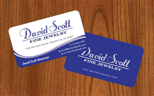 Business Card Design by Sbss for David Scott Fine Jewelry | Design: #1834880