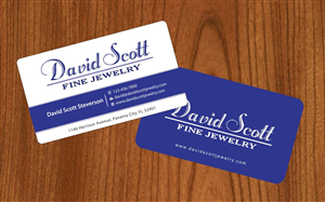 Business Card Design by Sbss for David Scott Fine Jewelry | Design: #1834882