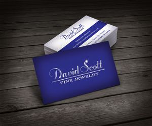 Business Card Design by amy claire thompson for David Scott Fine Jewelry | Design: #1832274