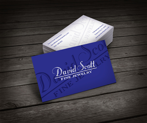 Business Card Design by amy claire thompson for David Scott Fine Jewelry | Design: #1832277