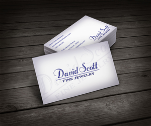 Business Card Design by amy claire thompson for David Scott Fine Jewelry | Design: #1832302