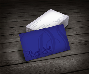 Business Card Design by amy claire thompson for David Scott Fine Jewelry | Design: #1832303