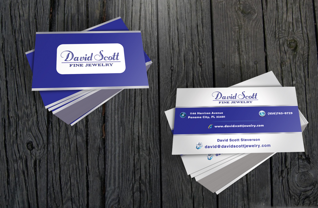 Diseño de Tarjeta de Presentación por Ahmed Alashry para David Scott Fine Jewelry | Diseño #1832386