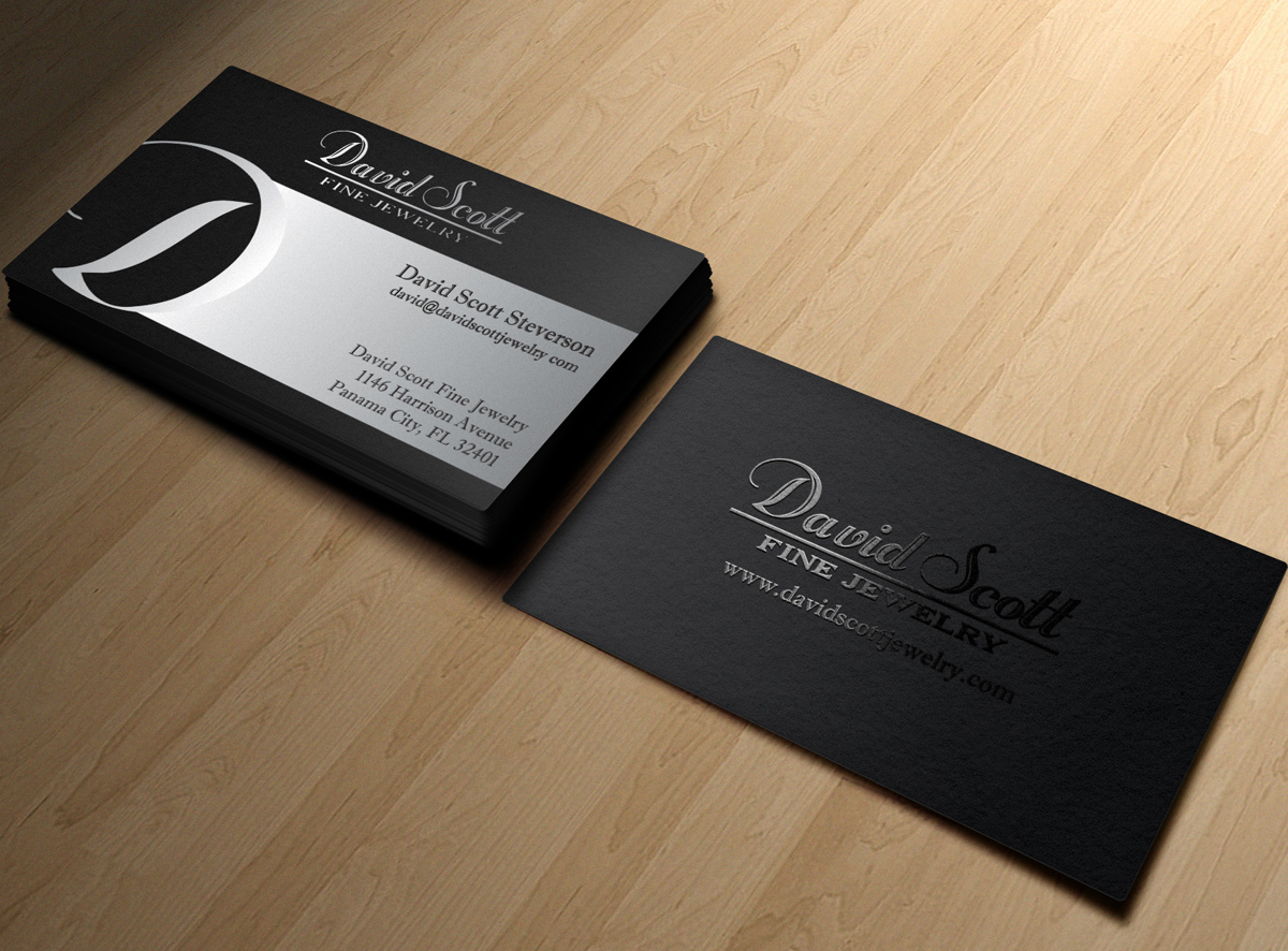 Visitenkarten-Design von Viktorijan für David Scott Fine Jewelry | Design #1828348