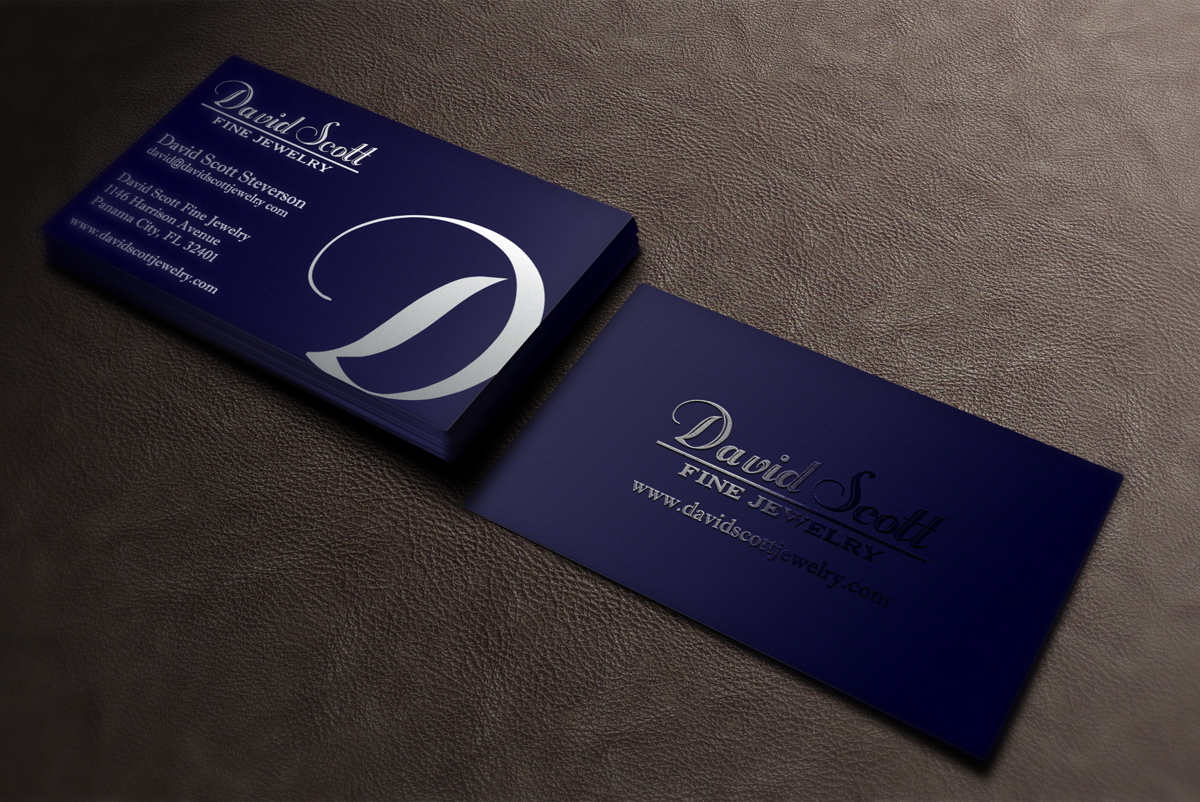Visitenkarten-Design von Viktorijan für David Scott Fine Jewelry | Design #1922740