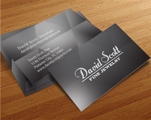 Visitenkarten-Design von 1st für David Scott Fine Jewelry | Design: #1827023